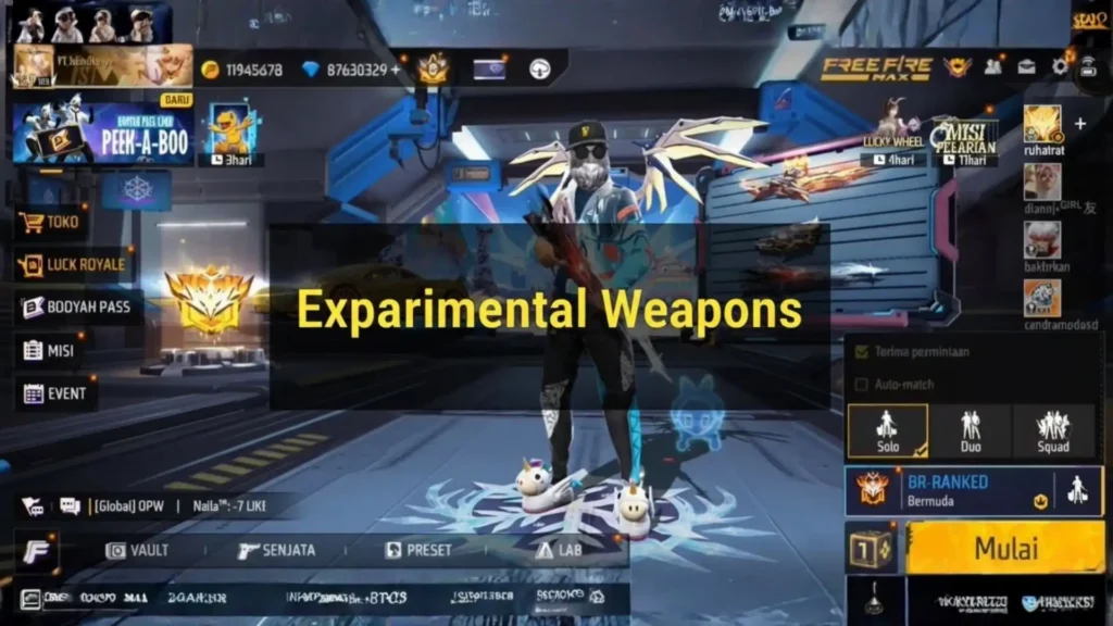 Experimental Weapons