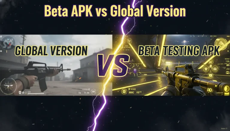 ff beta apk vs global pro tips